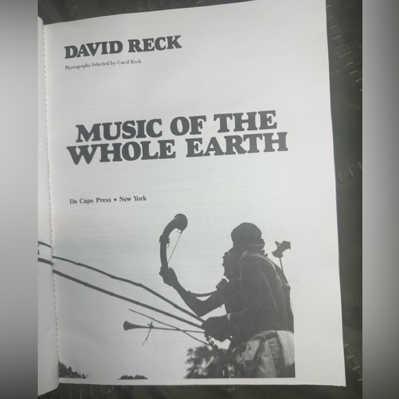 Music of the Whole Earth Book by David Reck and Aboriginal Clap Sticks - Picture 7 of 8